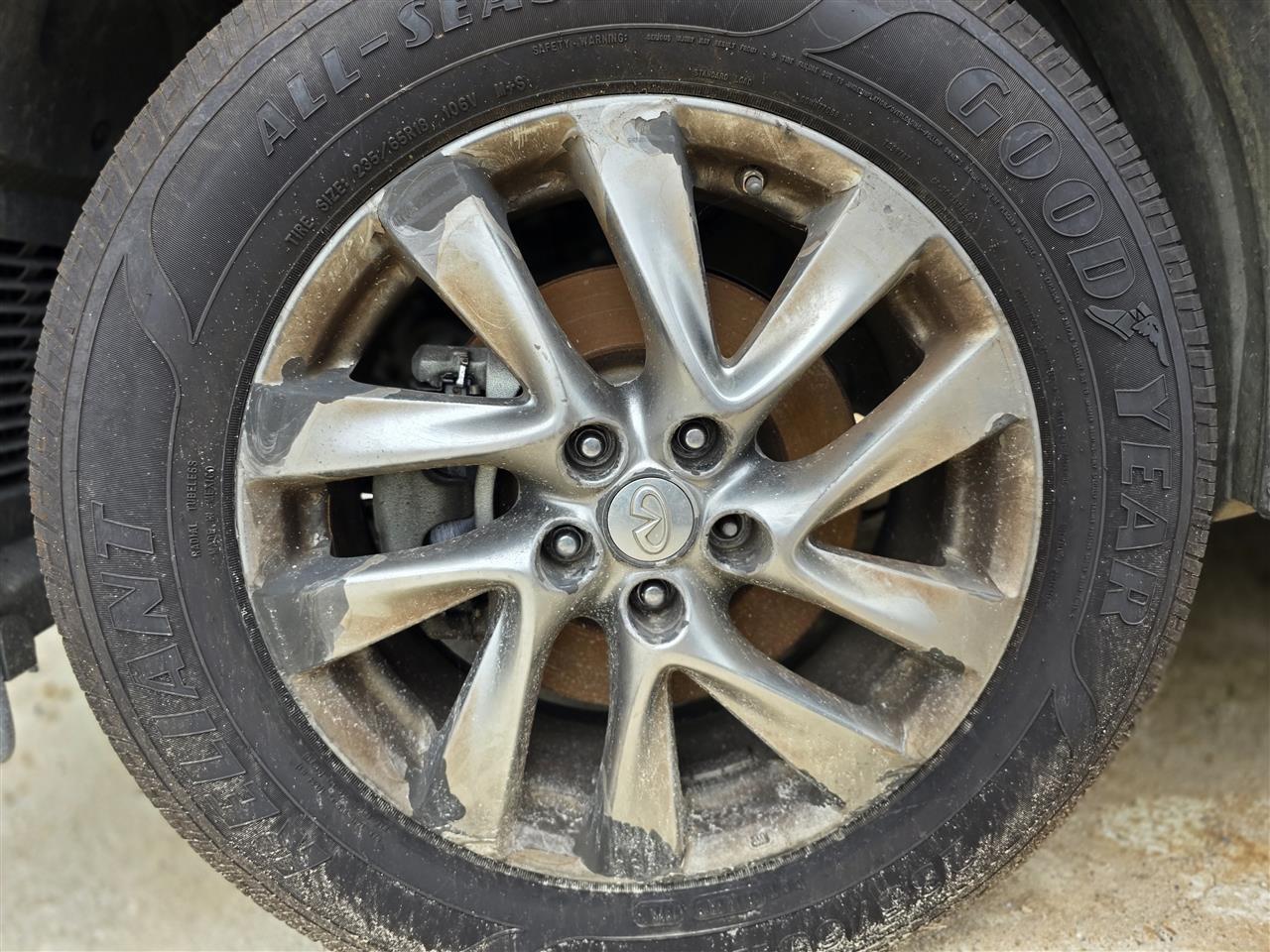2013 2014 2015 Infiniti QX60, Infiniti JX35 Wheel Rim 18x7 1 2 alloy 10 split spoke