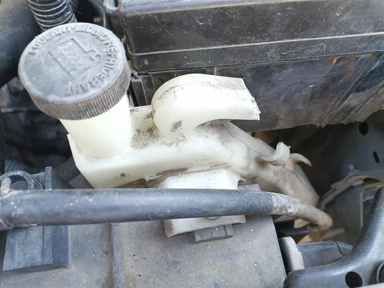 2013 thru 2019 Nissan Sentra Coolant Overflow Reservoir Tank 1.8L