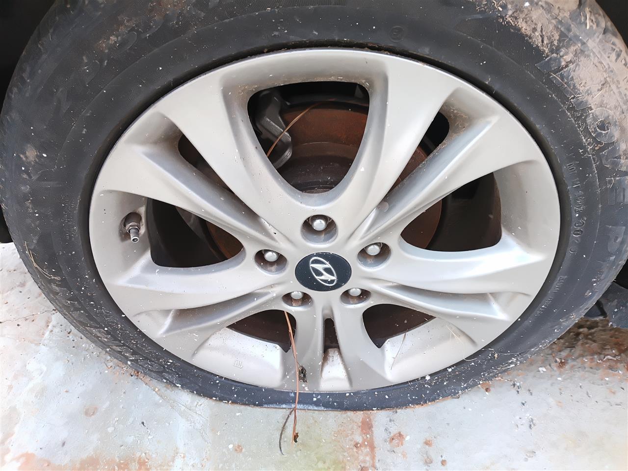 2011 2012 2013 Hyundai Sonata Wheel Rim 17x6 1 2 alloy 10 spoke