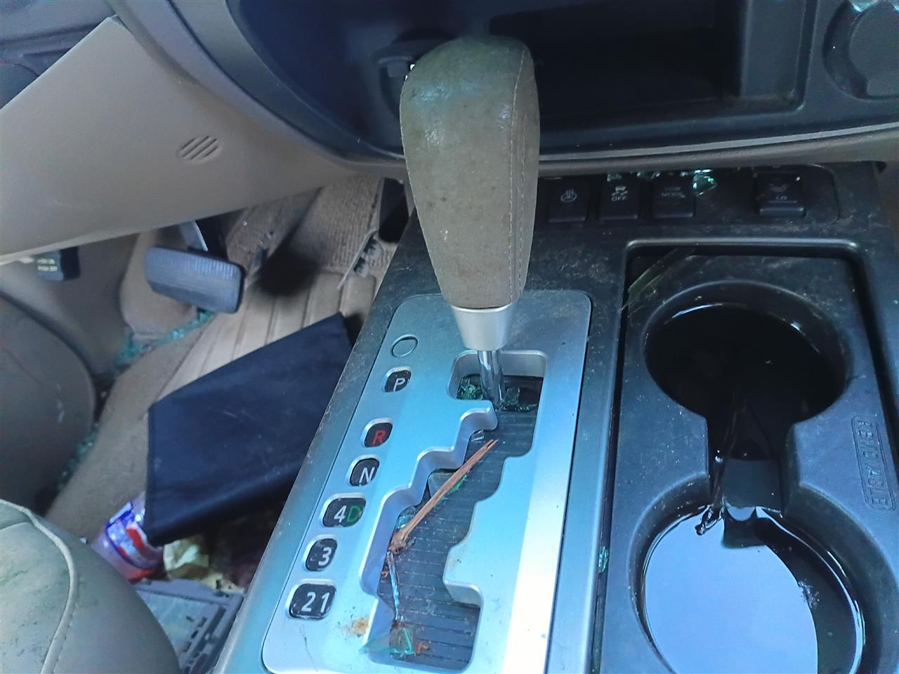 Used OEM Transmission Gear Shifter Assembly from 2014 Nissan Armada