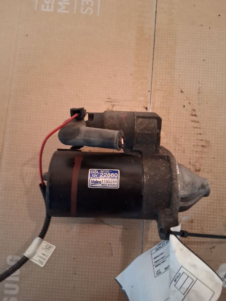 Used OEM Engine Starter Motor from 2010 Hyundai Accent