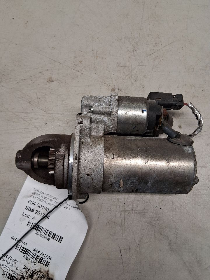 Used OEM Engine Starter Motor from 2012 Kia Sorento