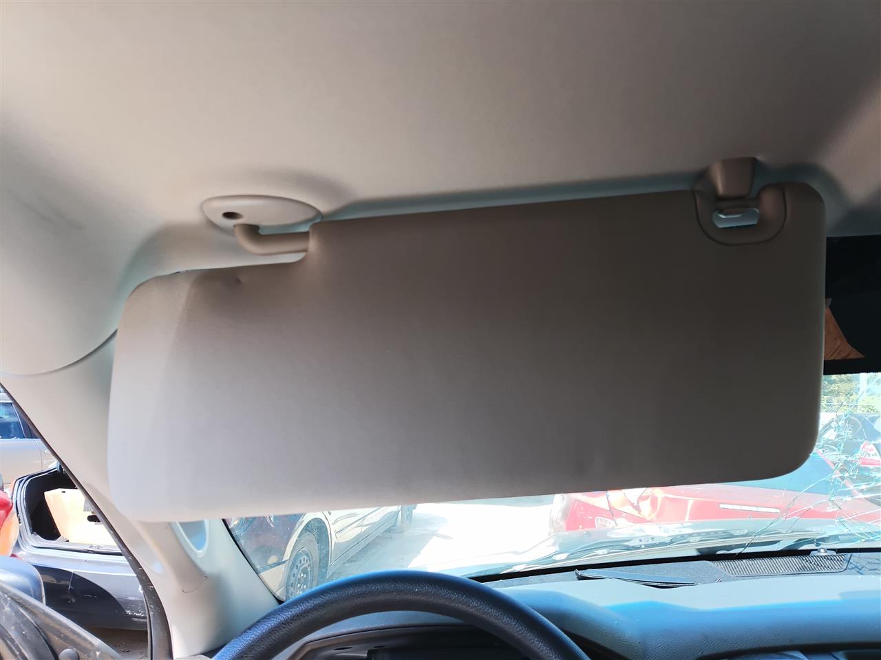 Used OEM Driver Side Left Sun Visor from 2018 Dodge 1500