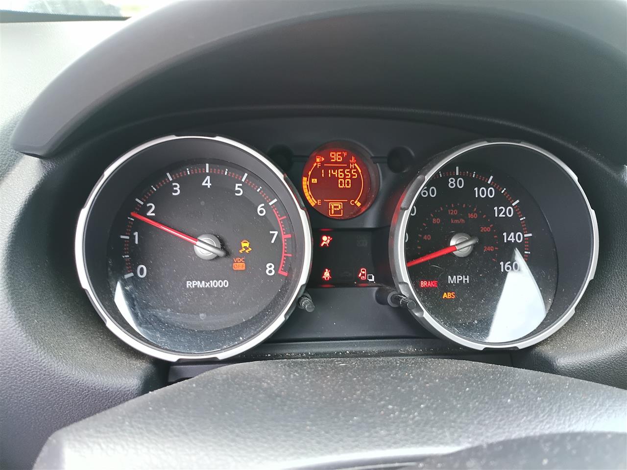 Used OEM Speedometer Instrument Gauge Cluster from 2009 Nissan Rogue