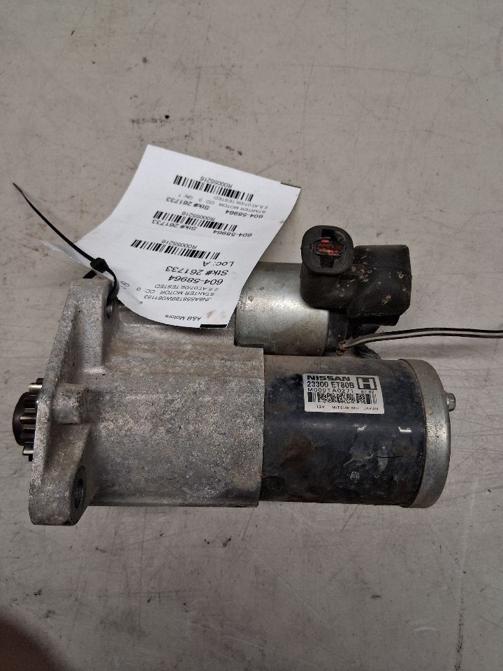 Used OEM Engine Starter Motor from 2009 Nissan Rogue