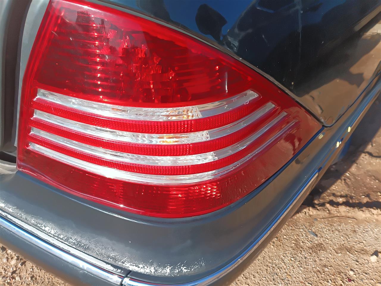 Used OEM Passenger Side Right Tail Light Lamp Assembly from 2002 Mercedes S-Class
