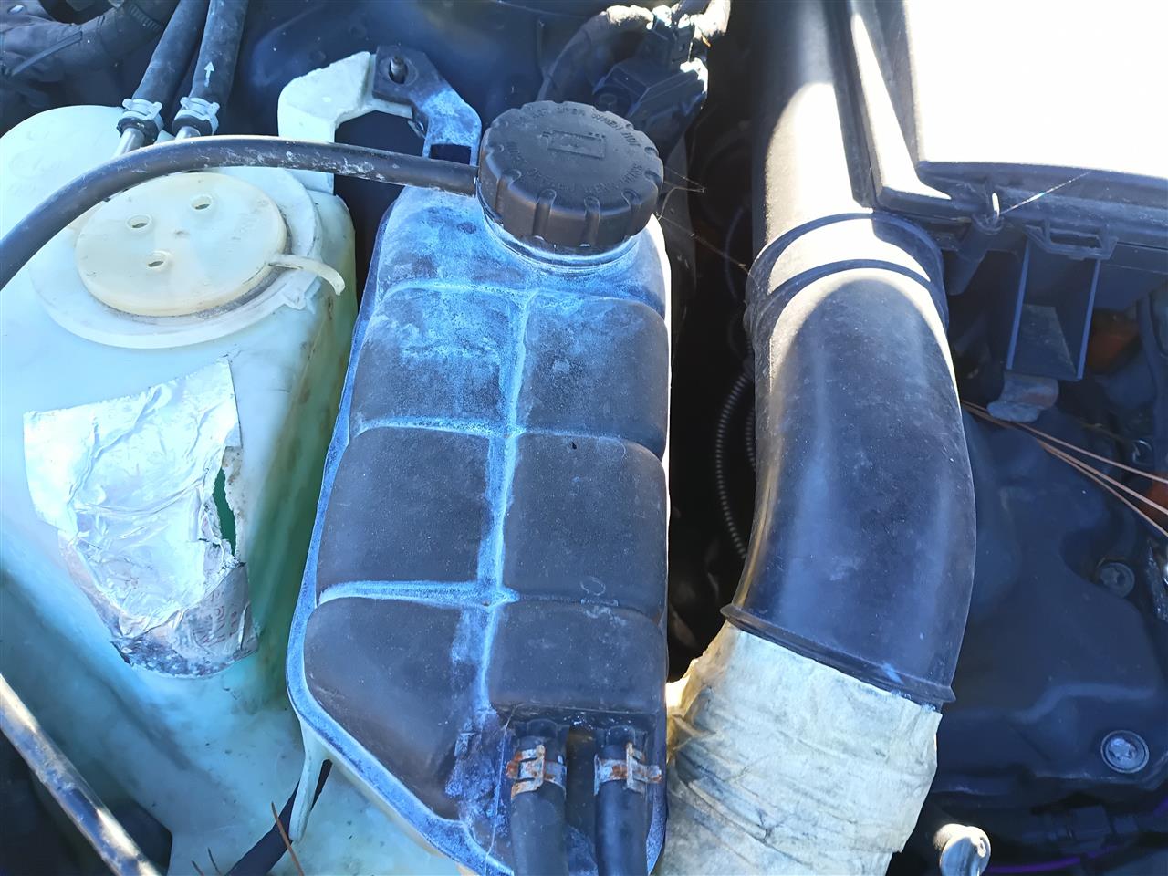 Used OEM Coolant Overflow Reservoir Tank from 2002 Mercedes S-Class