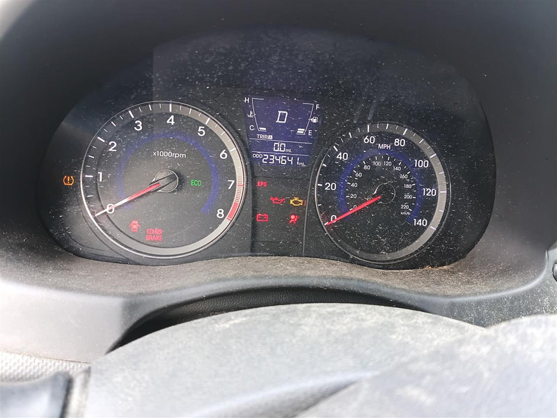 Used OEM Speedometer Instrument Gauge Cluster from 2012 Hyundai Accent