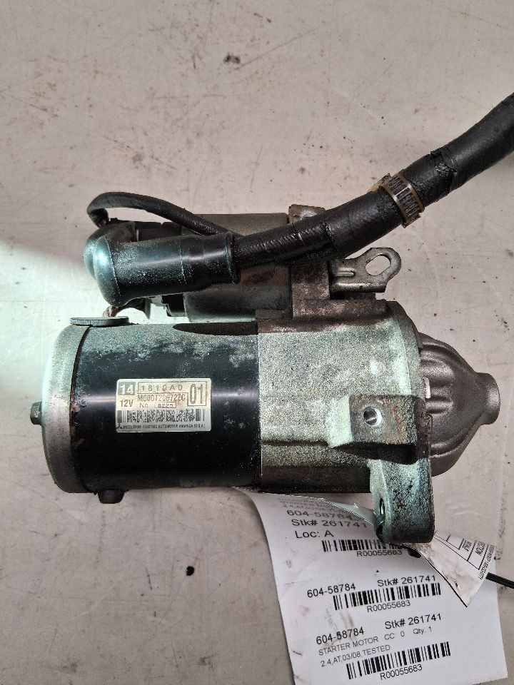 Used OEM Engine Starter Motor from 2009 Mitsubishi Galant