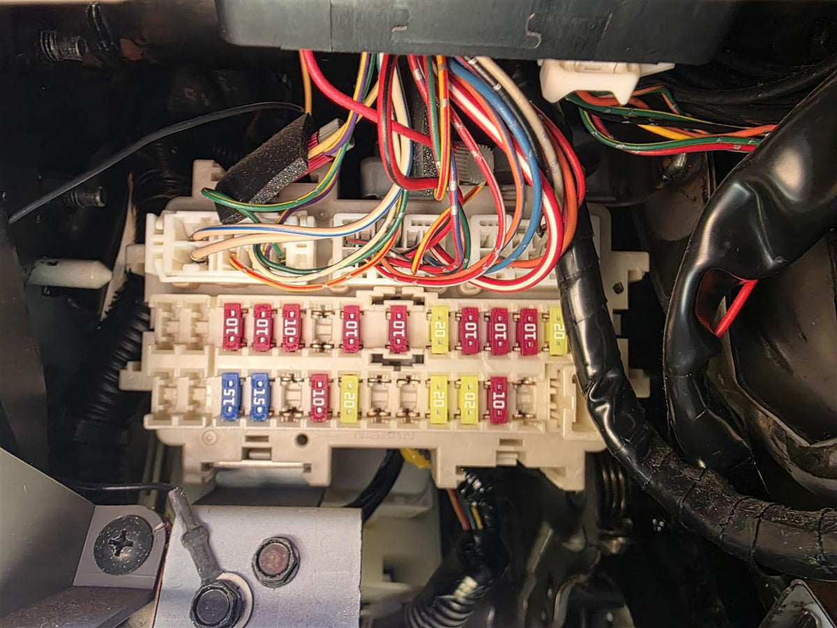 Used OEM Cabin Interior Fuse Box Relay Panel from 2011 Nissan Altima