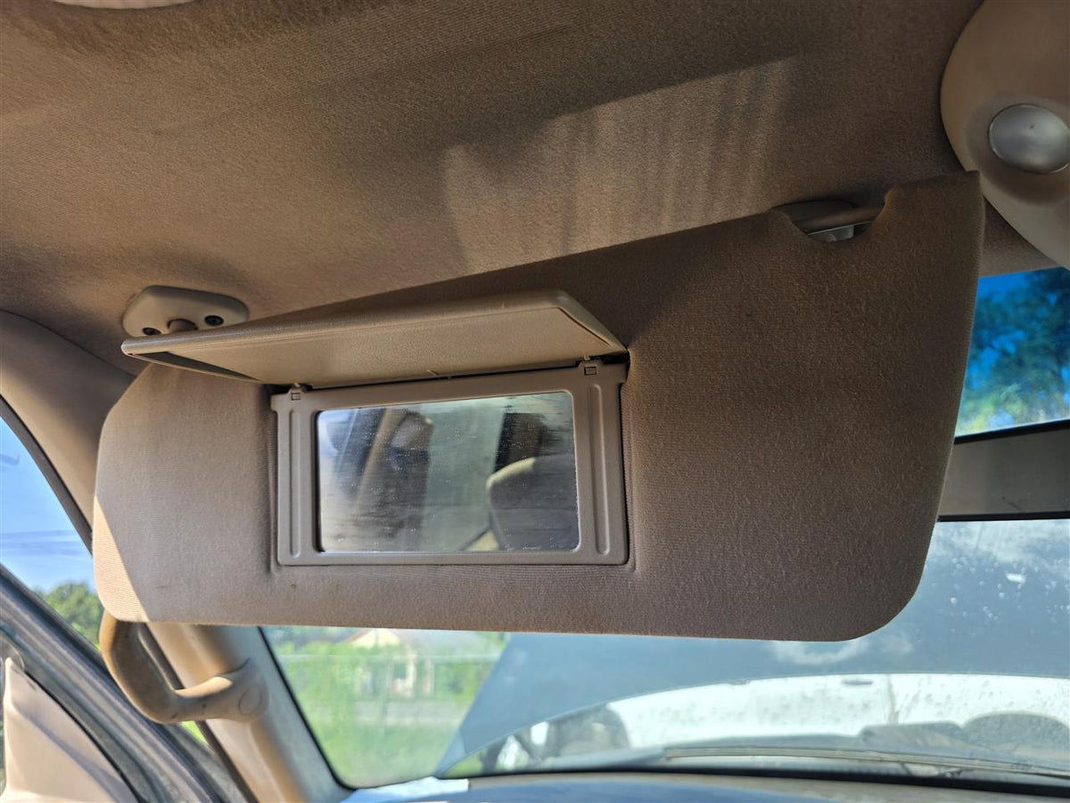 Used OEM Driver Side Left Sun Visor from 2002 Ford F150