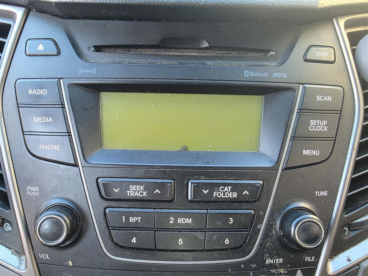Used OEM Radio Stereo Audio Head Unit from 2013 Hyundai Santa FE