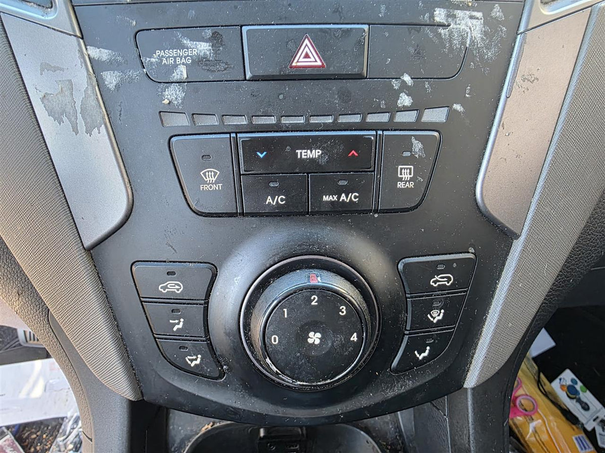 Used OEM AC Heater Temperature Climate Control Unit from 2013 Hyundai Santa FE
