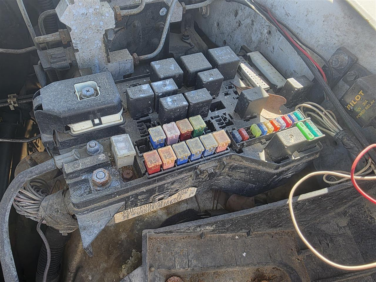 Used OEM Engine Bay Fuse Box Relay Panel from 2001 Dodge 1500