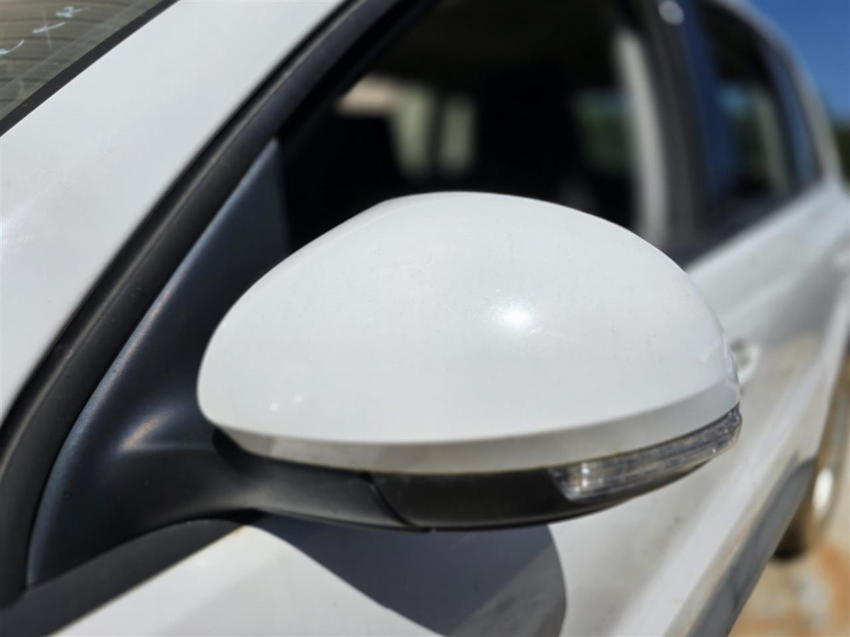 Used OEM Left Driver Side View Door Mirror from 2014 Volkswagen Tiguan
