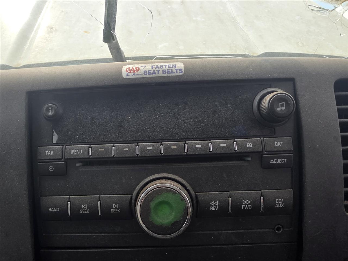 Used OEM Radio Stereo Audio Head Unit from 2009 Chevrolet Silverado 1500