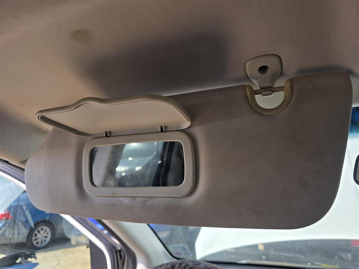 Used OEM Driver Side Left Sun Visor from 2008 Dodge Caravan