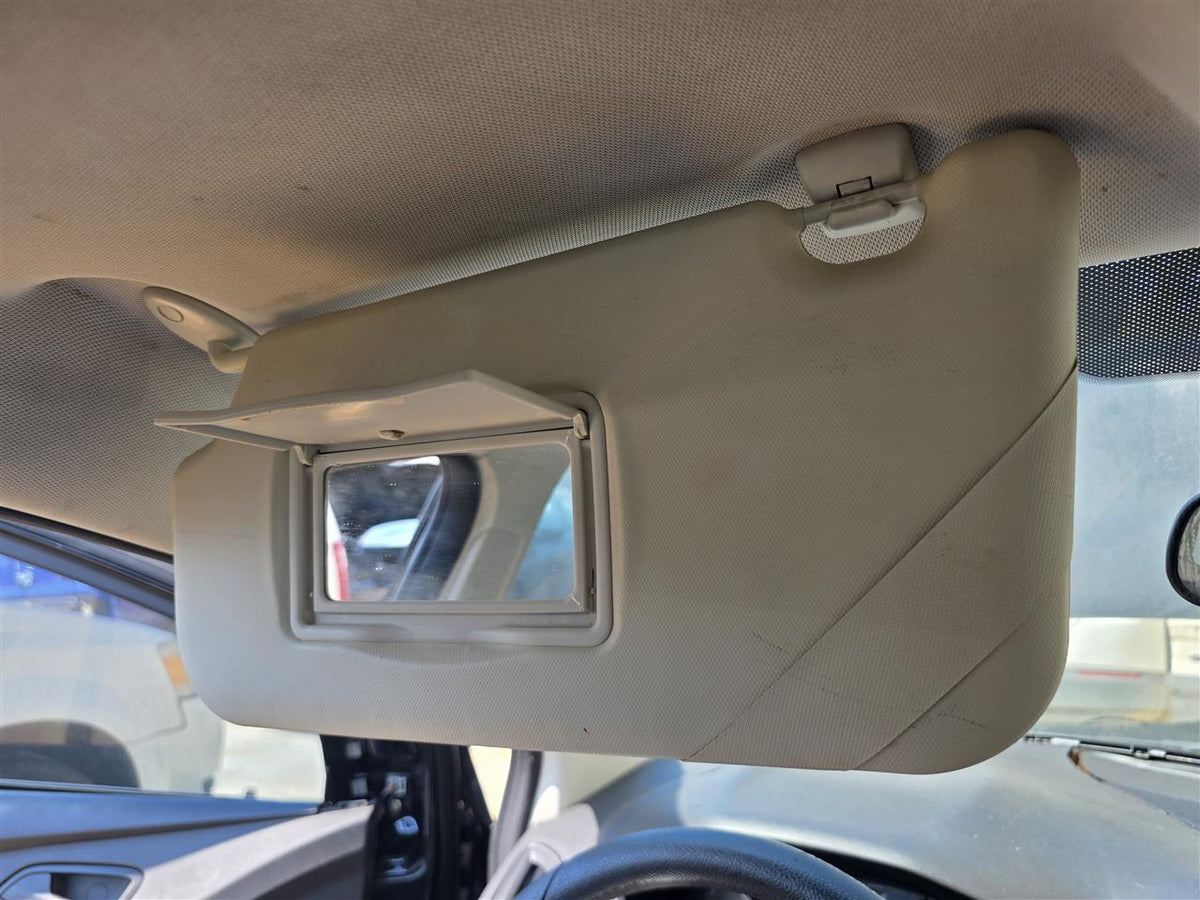 Used OEM Driver Side Left Sun Visor from 2012 Ford Focus