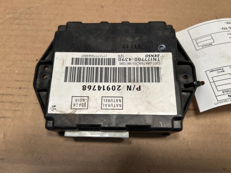 2010 thru 2015 Cadillac CTS Chassis Cont MOD Temperature