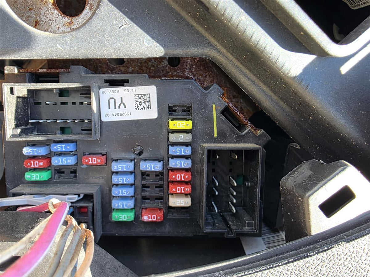 Used OEM Cabin Interior Fuse Box Relay Panel from 2007 GMC