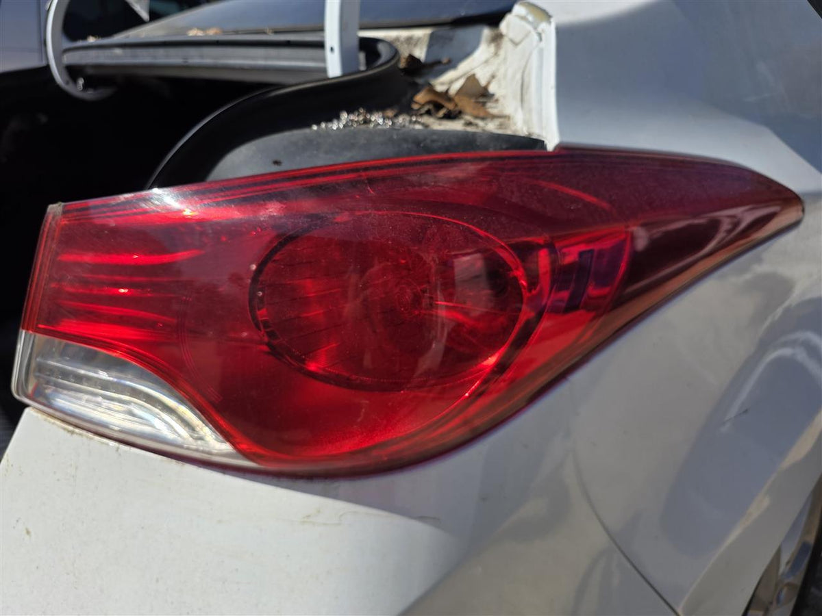 Used OEM Passenger Side Right Tail Light Lamp Assembly from 2013 Hyundai Elantra