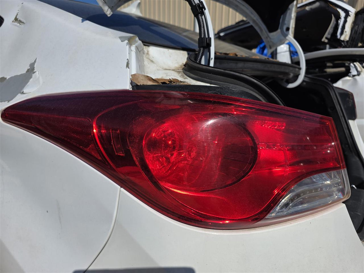 Used OEM Driver Side Left Tail Light Lamp Assembly from 2013 Hyundai Elantra