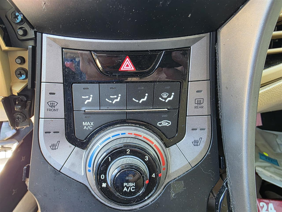 Used OEM AC Heater Temperature Climate Control Unit from 2013 Hyundai Elantra