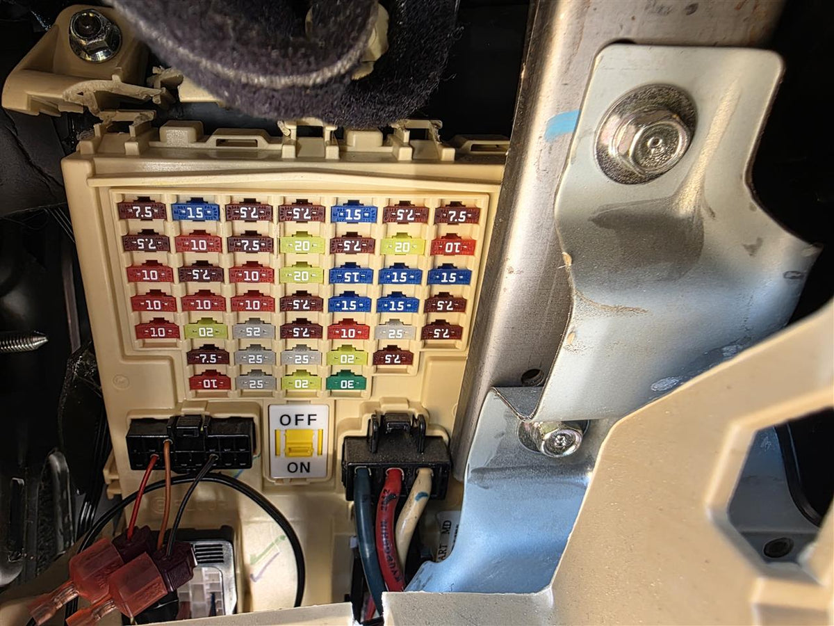 Used OEM Cabin Interior Fuse Box Relay Panel from 2013 Hyundai Elantra