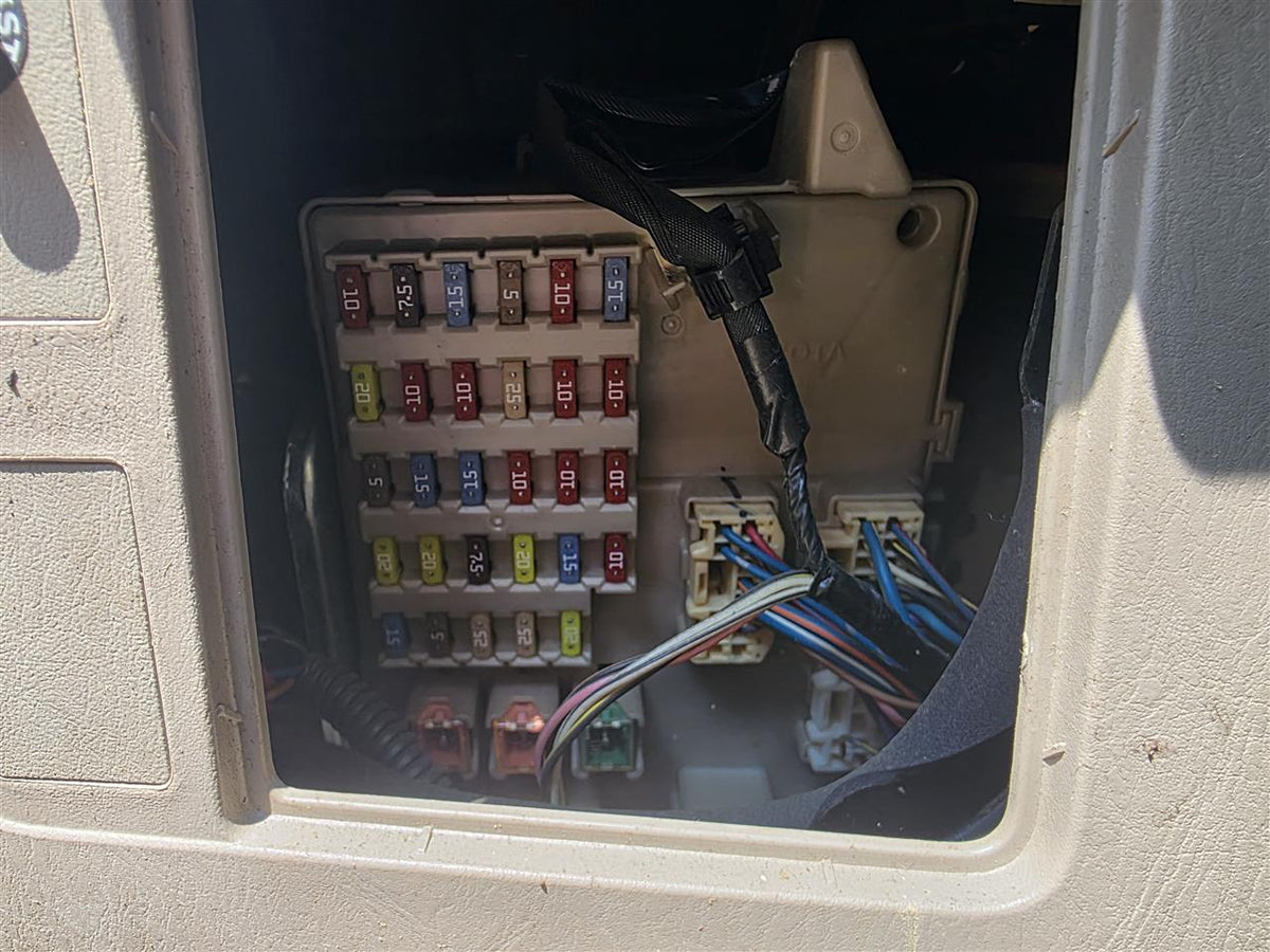 Used OEM Cabin Interior Fuse Box Relay Panel from 2006 Toyota