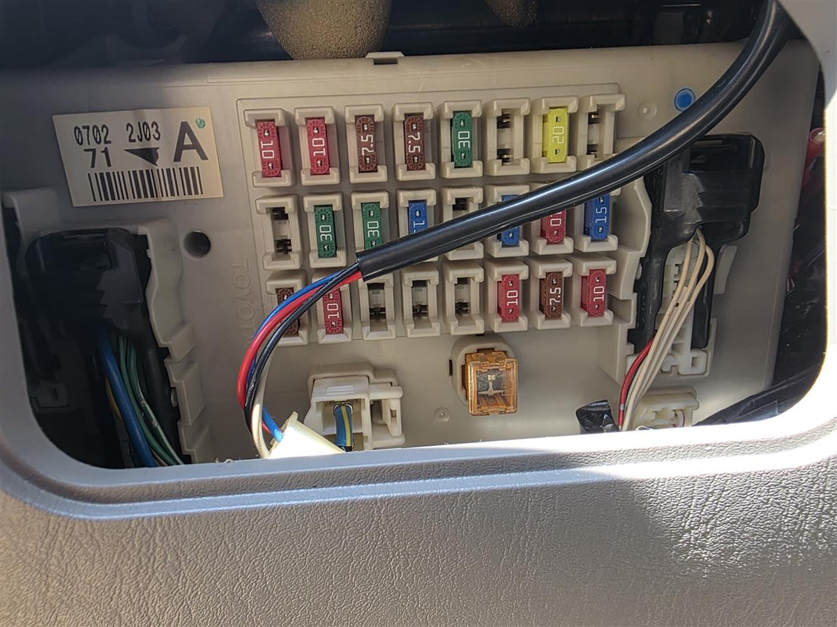 Used OEM Cabin Interior Fuse Box Relay Panel from 2003 Toyota 4 Runner