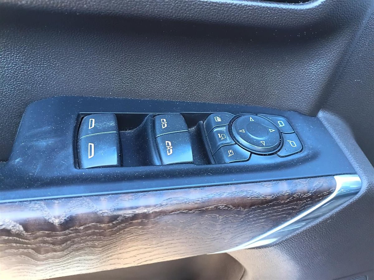 Used OEM Driver Side Left Front Door Window Master Switch from 2023 GMC Sierra Denali 2500