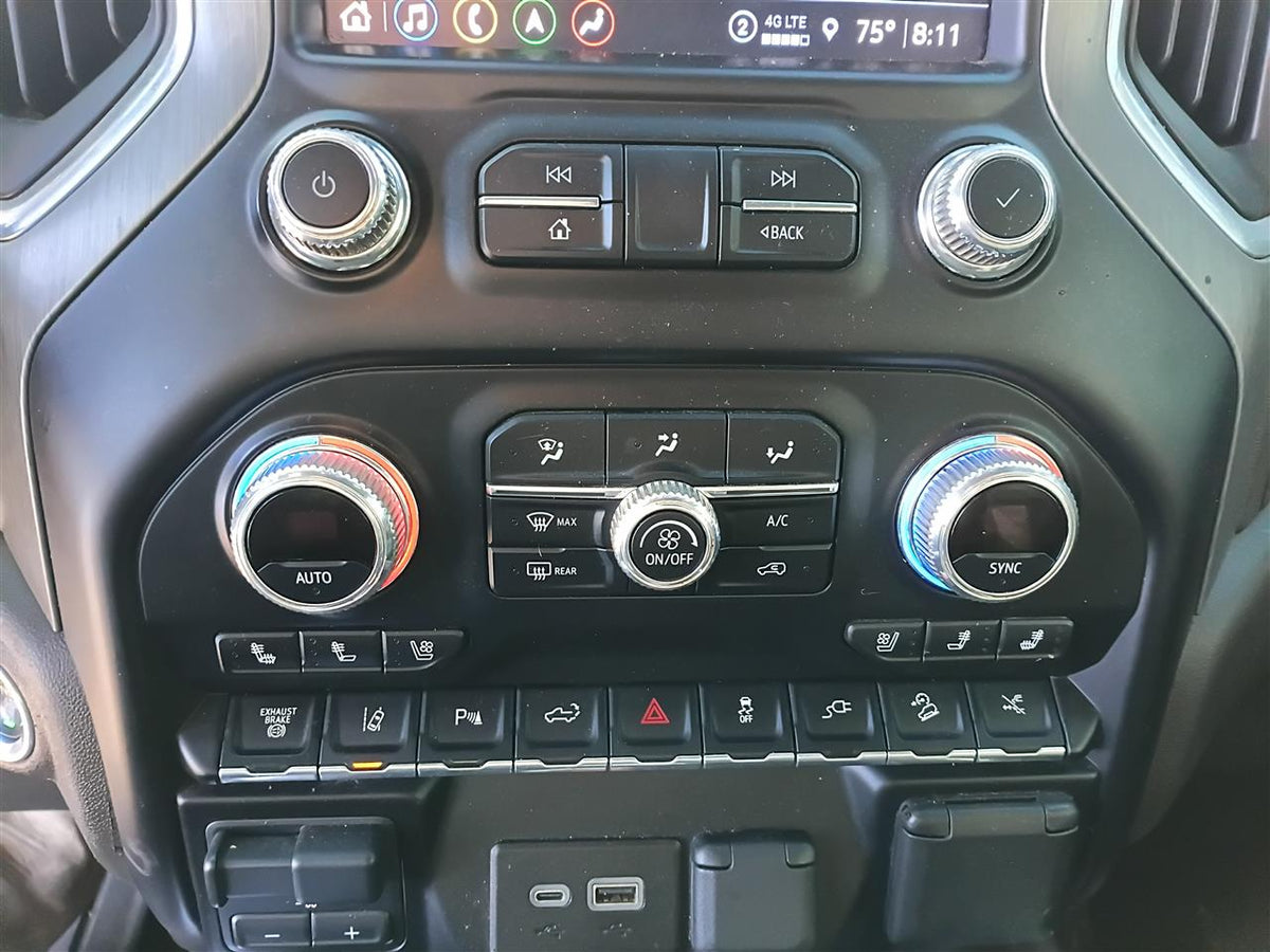 Used OEM AC Heater Temperature Climate Control Unit from 2023 GMC Sierra Denali 2500