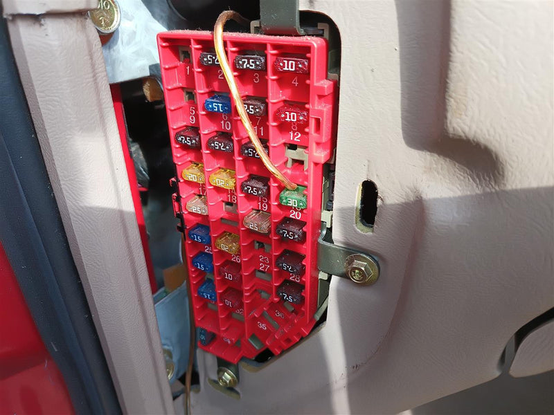 Used OEM Cabin Interior Fuse Box Relay Panel from 2000 Ford Ranger