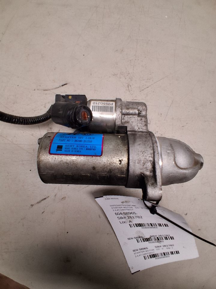 Used OEM Engine Starter Motor from 2017 Hyundai Sonata