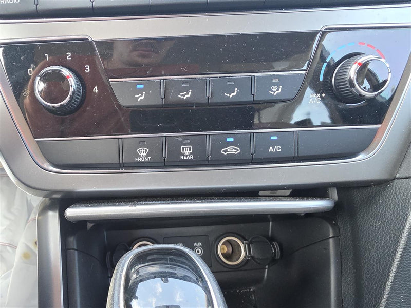 Used OEM AC Heater Temperature Climate Control Unit from 2017 Hyundai Sonata
