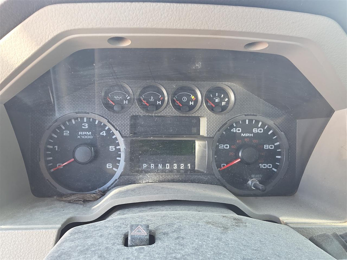 Used OEM Speedometer Instrument Gauge Cluster from 2010 Ford F350SD