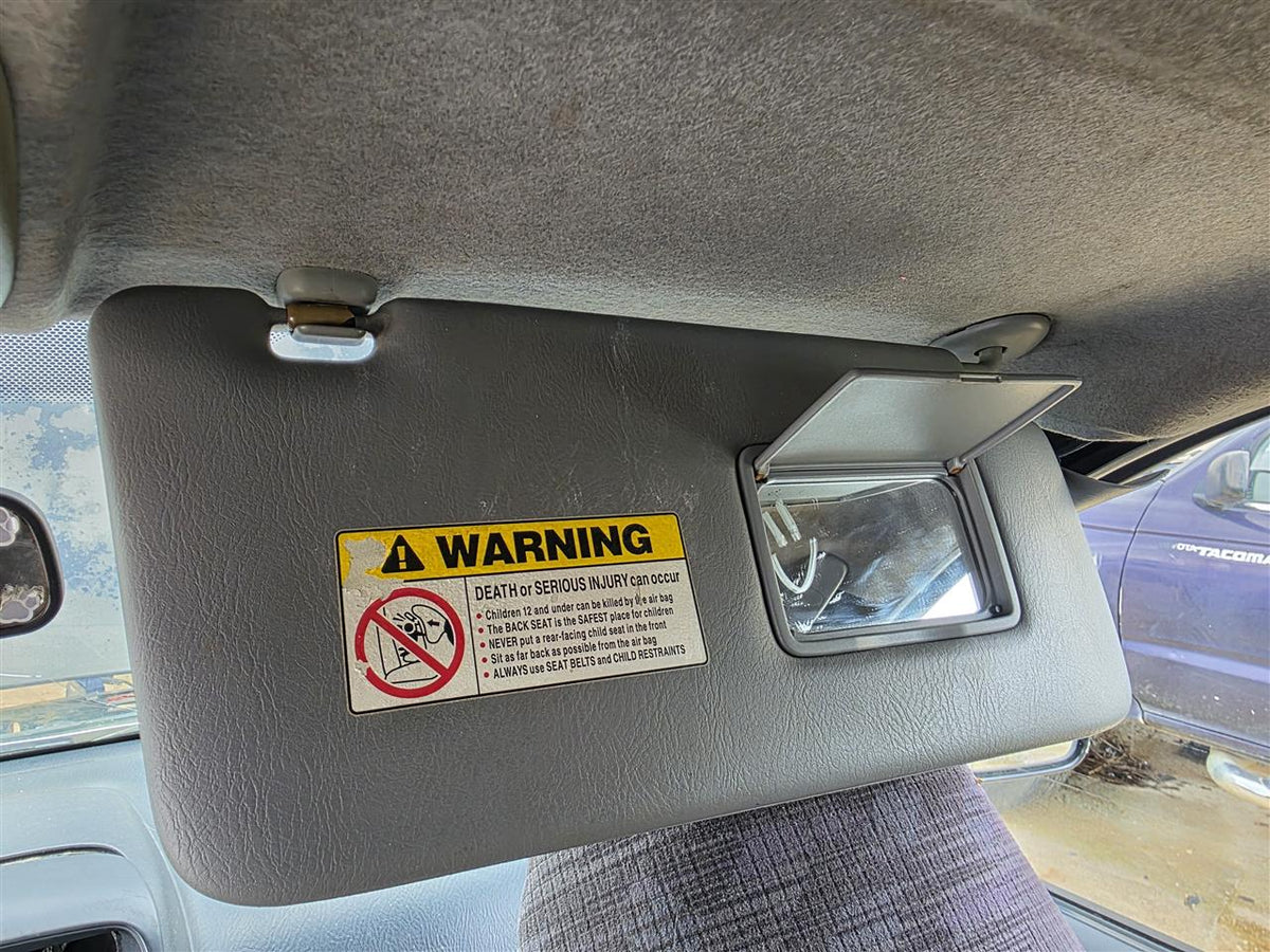 Used OEM Passenger Side Right Sun Visor from 2004 Honda CR-V