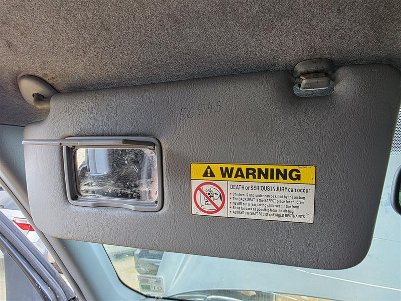 Used OEM Driver Side Left Sun Visor from 2004 Honda CR-V
