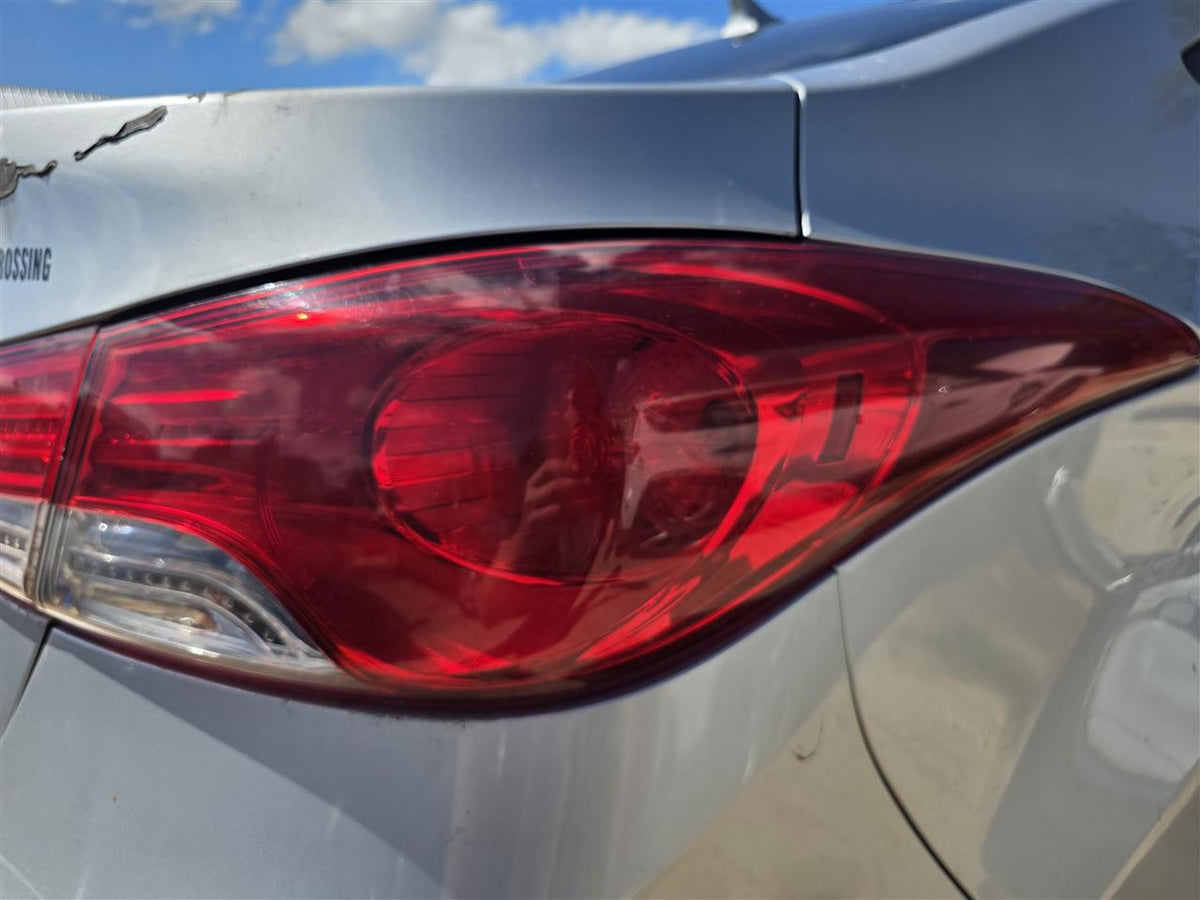 Used OEM Passenger Side Right Tail Light Lamp Assembly from 2012 Hyundai Elantra