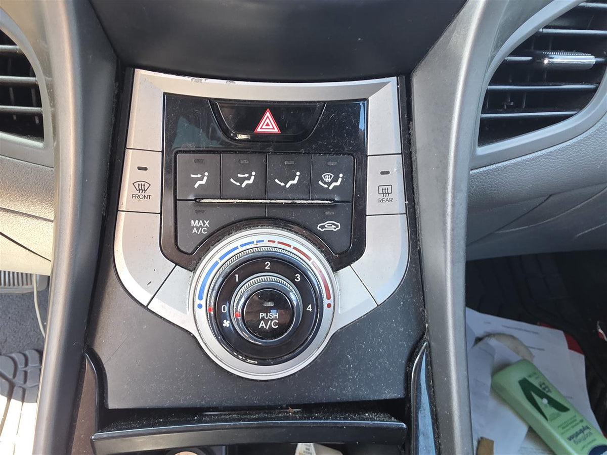 Used OEM AC Heater Temperature Climate Control Unit from 2012 Hyundai Elantra