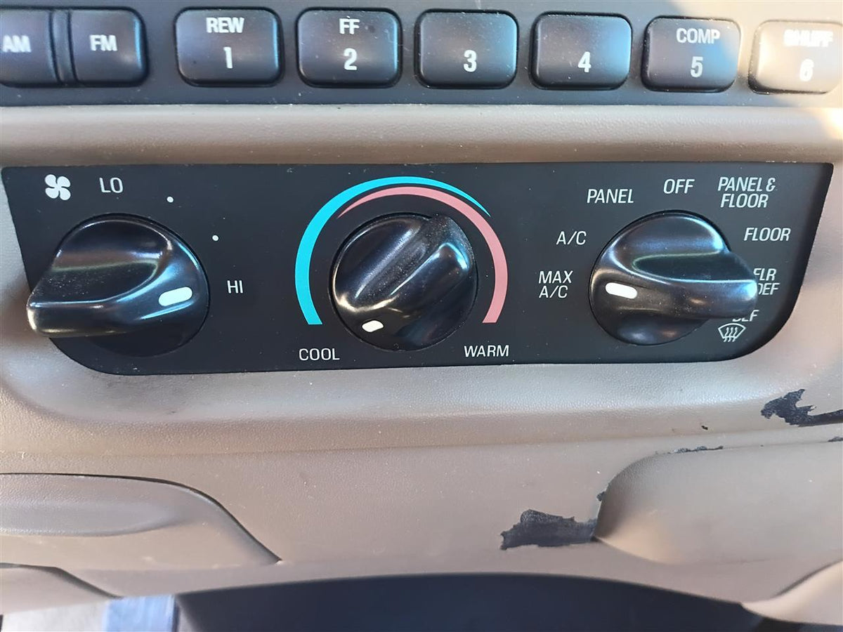 Used OEM AC Heater Temperature Climate Control Unit from 2001 Ford F150
