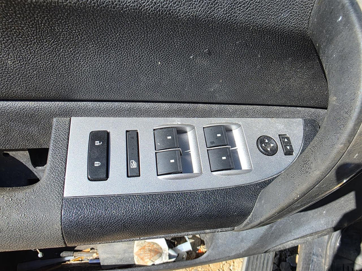 Used OEM Driver Side Left Front Door Window Master Switch from 2007 Chevrolet Silverado 1500