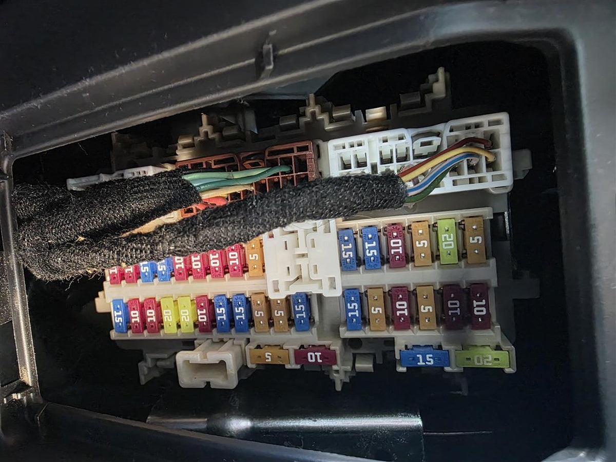 Used OEM Cabin Interior Fuse Box Relay Panel from 2022 Nissan Frontier