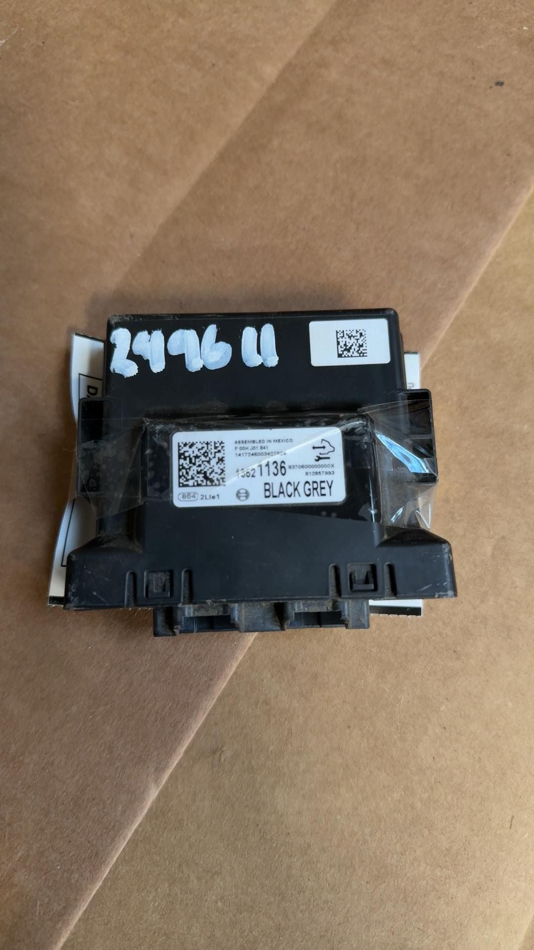 2018 Buick Regal, Chevrolet Malibu Chassis Cont MOD Driver Assist park ID 13521136