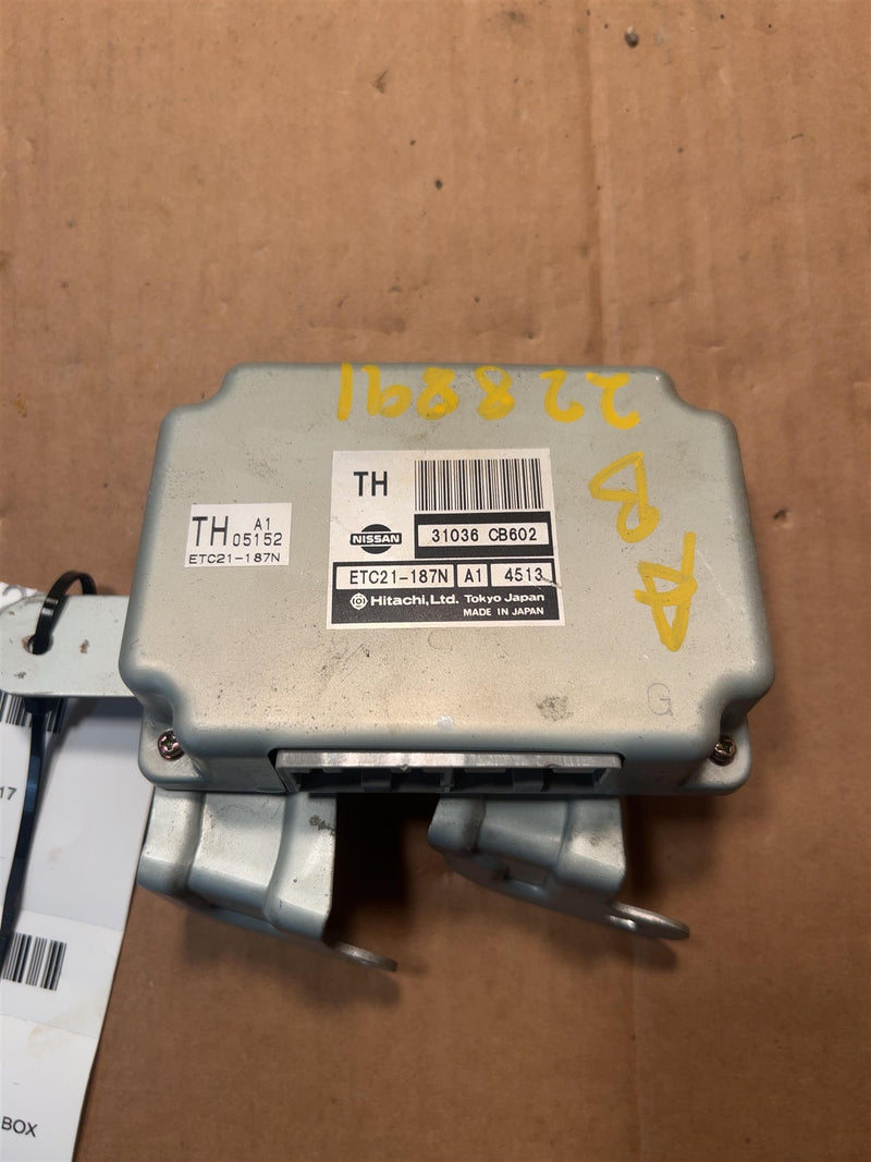 2004 Nissan Murano Chassis Cont MOD Transmission CVT shift control unit