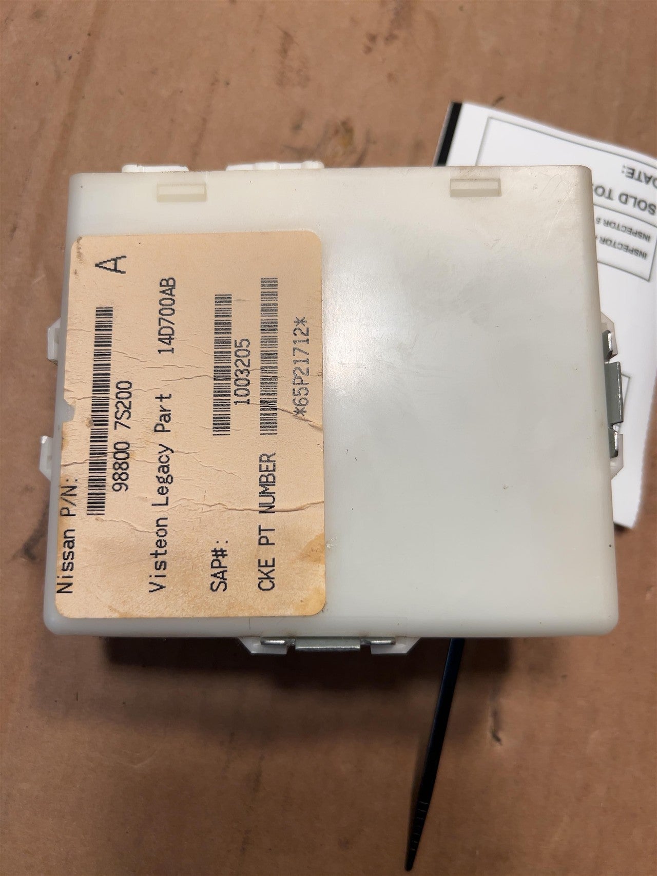2004 thru 2015 Nissan Armada, Nissan Titan, Nissan Pathfinder Chassis Cont MOD Memory