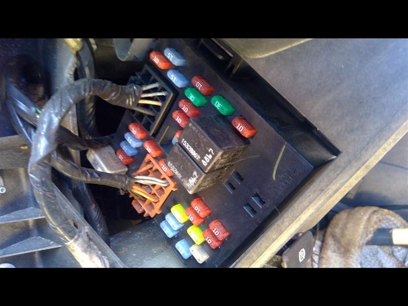 2004 American Motors Hummer H2 Cabin Interior Fuse Box Relay Panel