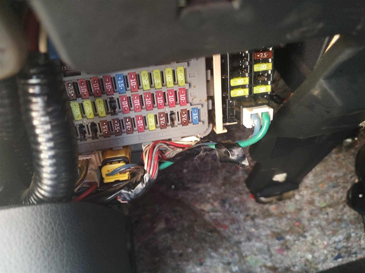 2015 Honda Accord Cabin Interior Fuse Box Relay Panel