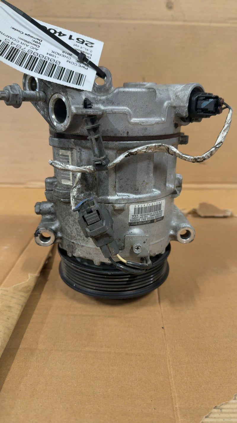 2014 thru 2023 Jeep Cherokee, Chrysler 200 AC Air Conditioning Compressor 2.4L 4 Cylinder