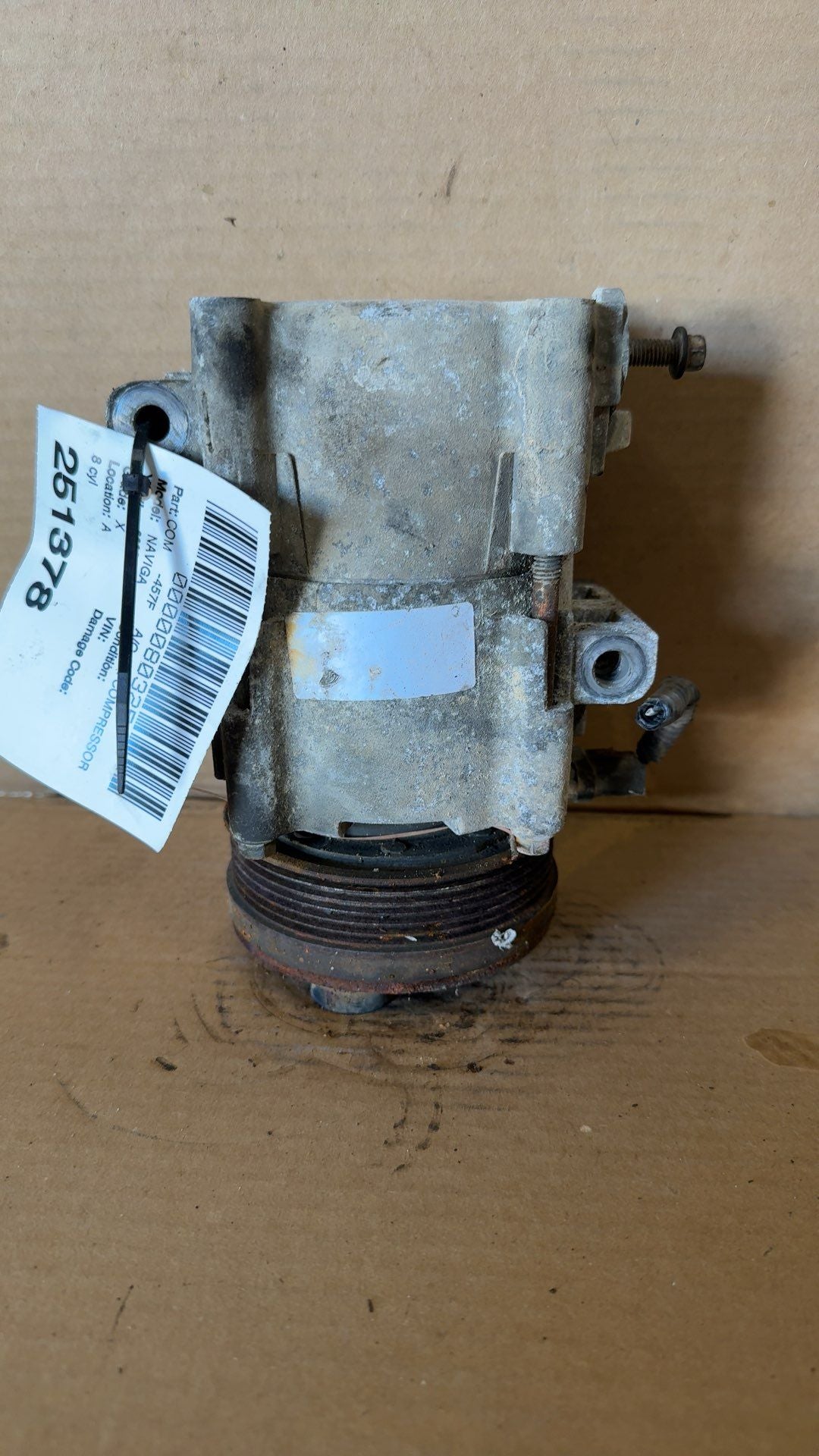 1996 thru 2007 Ford Mustang, Ford F150, Ford F250SD, Ford F350SD and 22 more AC Air Conditioning Compressor 8 Cylinder